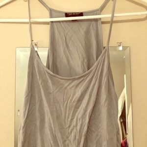 Cute Topshop light blue simple crop top